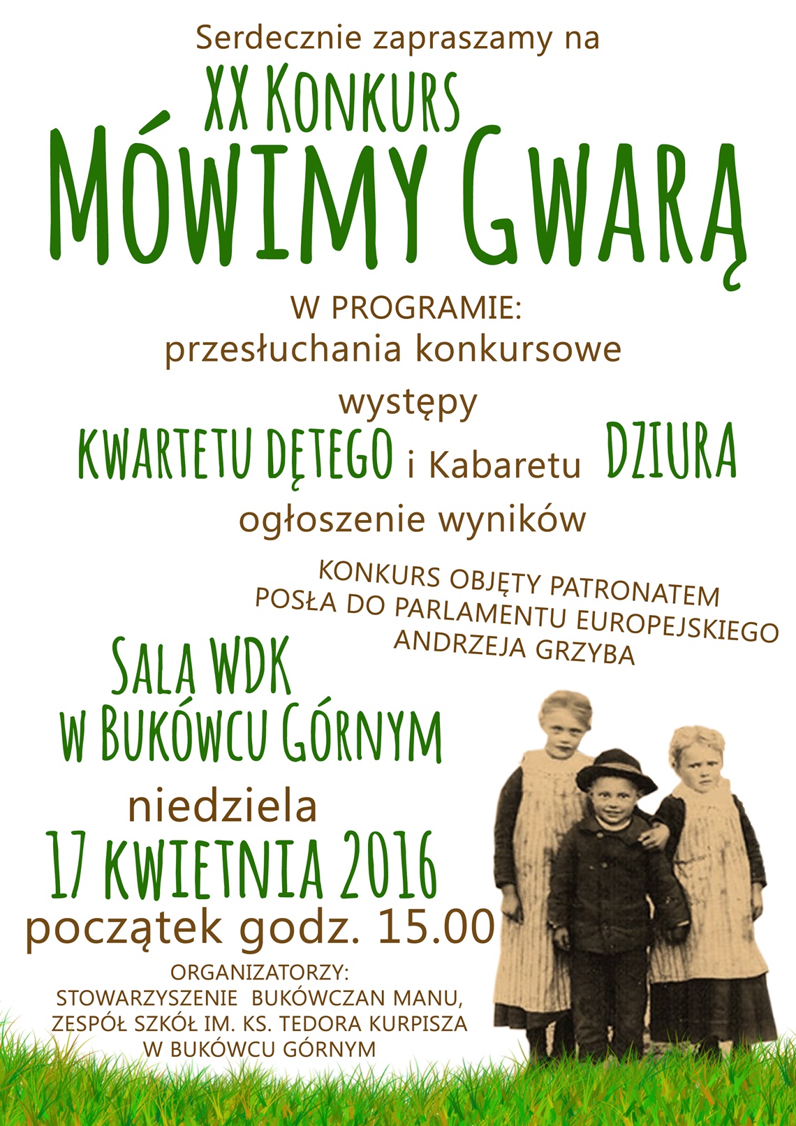 Mówimy Gwarą 2016 - zaproszenie